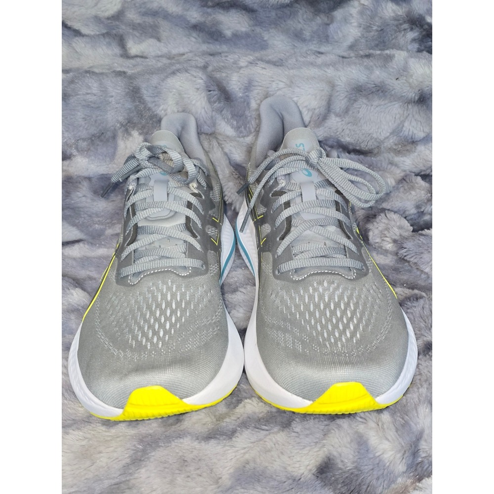 NWOT ASICS GT 2000 12 Men's Grey‎ Yellow PureGEL Running Shoes Size 12 - Picture 2 of 7